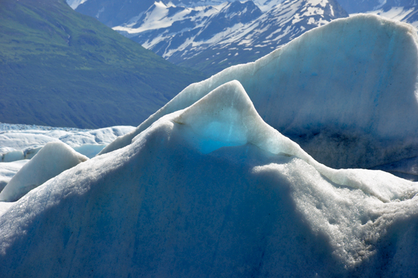 Knik Glacier blue ice